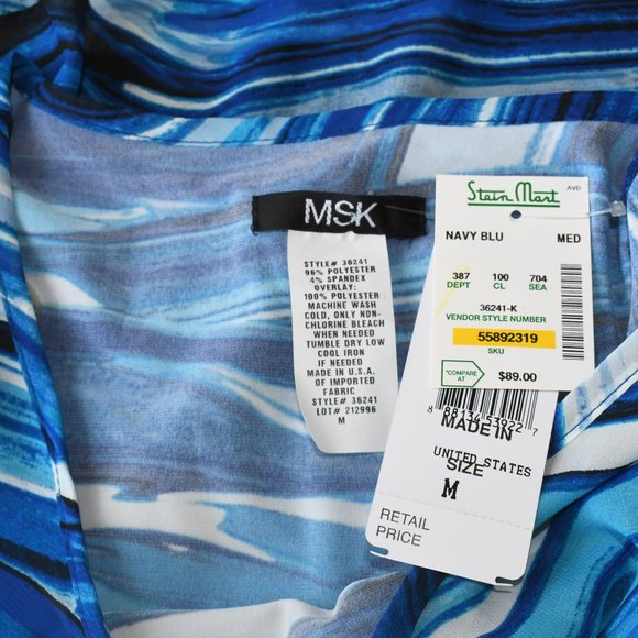 MSK Multicolored Dress NWT - Picture 3 of 3